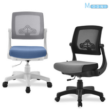 모드니 T160 팔걸이 없는 어린이 초등학생 책상 컴퓨터 공부의자, 선택3-T160W(화이트바디), 블랙
