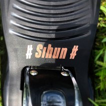 소량주문제작스티커 노트북 캐리어스티커 네임택 대형, 디자인 3, 킥 샌드펄홀로 대형