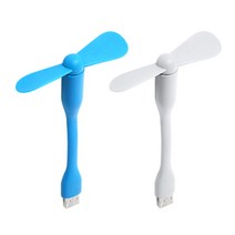 모가비 휴대용 미니선풍기 USB / 5핀 / 8핀 보조배터리 USB 선풍기, 마이크로 5핀 블루
