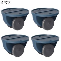 4pcs 접착제 스위블 캐스터 스토리지 박스 플랫폼 페이스트 Pully 용 범용 가구 휠 롤러 롤러, 푸른, 1.Blue