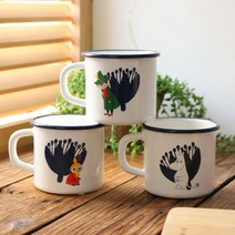 무민 사각 체어 시트 3design 일본 수입 방석