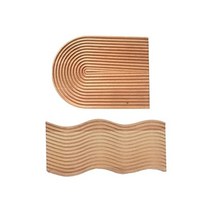 접시 그릇 2pcs 우드 디저트 빙 트레이 케이크 푸드 파티 플래터 저장