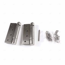 스테인리스 도어용 자동 닫힘 경첩 힌지 평경첩 2pcs