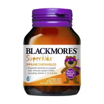 Blackmores 블랙모어스 무설탕 어린이 비타민C 츄어블 60정 Superkids Vitamin C, 1개