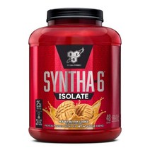 BSN 신타6 아이솔레이트 피넛버터쿠키 4.02lb 프로틴 단백질 보충제 1.82kg, 1개