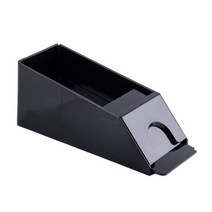 FCSHOP 포커/카지노 게임 테이블 액세서리: 블랙잭용 플레잉 카드 딜링 슈 1-6개의 덱 보유, 아래에 설명된 대로, PVC, 4 데크 블랙