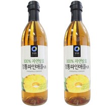 청정원 100% 자연발효 정통 파인애플 식초 560ml 2개 파인애플 식초, 청정원 파인애플 식초 560ml 2개