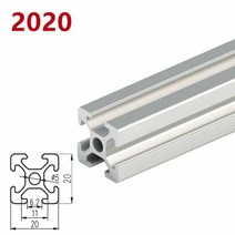 라우터 테이블 목공 작업대 루터테이블1/2 개/몫 100mm-500mm 길이 2020 20100 알루미늄 프로파일 압출 선, 04 250MM_05 1PCS 20100