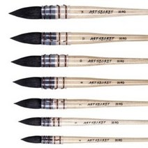 아트시크릿 수채화붓 20RQ 청설모 몹브러쉬 낱개, 3호