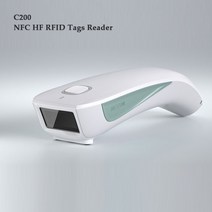 북스캐너 비파괴 스캔기 netum c200-hf nfc 13.56 mhz rfid 태그 리더 및 c850 블루투스 무선 2d 바코드 포켓 qr 바코드 리더, c200-hf RFID