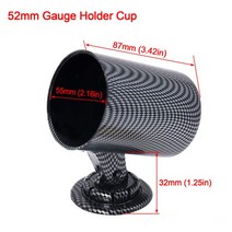 유면계 유량계 경고등 52mm 터보 부스트 PSI 바 오일 압력 오일 물 온도 게이지 전압계 타코미터 RPM 미터, 13 BL0061