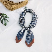 봄 트윌리 롱 스카프 머플러 럭셔리 실크 틴 헤드 패션 인쇄 머리 70cm 스퀘어 머리띠 목 Dropship