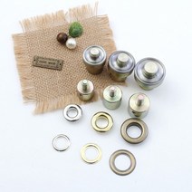 NEW 아일렛기계몰드세트 /하도메 (20/24/28호) 초록도트기구몰드 북유럽작두몰드, 24호