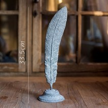 옛날 중국 골동품 아이언 깃털 빈티지 장식 소품, 아이언 큰사이즈