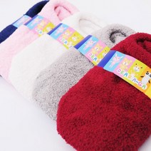 (무배)유아아동양말 j무지수면덧신 5족세트 아기남아여아 따듯한 극세사양말