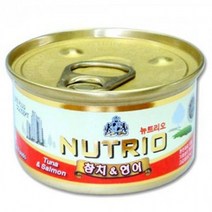 라이코스펫 연어 주식캔 영양식 고양이 참치 80g 간식 통조림 1개, 옵션_참치 연어캔 80g