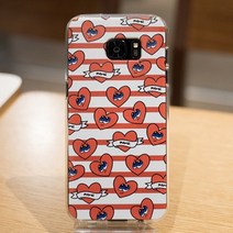 LG 스타일러스2 하트비트 레드 실리콘 젤리 폰케이스.프디케