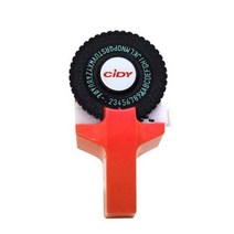 유통기한 수동 날인기 미니 3D 라벨 기계 Hidi C101 엠보싱 테이프 핸드 타자기 커튼 인쇄 장식 용지, Red
