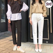 바잉몰 여성 [1+1] 세상편해A 일자 밴딩팬츠 스판 슬랙스