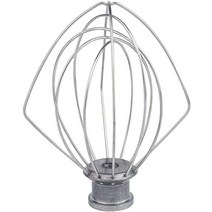 KITCHPOWER K45WW 틸트 헤드 스탠드 믹서용 와이어 휩 부착물 KitchenAid 스테인리스 스틸 에그 크림 젓기 밀가루 케이크 풍선 거품기