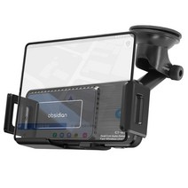 차량용 핸드폰 자동회전 무선충전 거치대 듀얼코일 고속 Z폴드 휴대폰 CT-WF09, 2. CT-WF09+CT-H10 (단품+유리흡착)