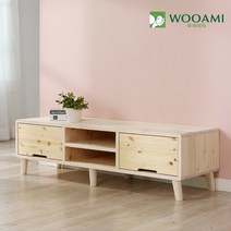 [우아미아이] 프리아 원목거실장, 색상:오크