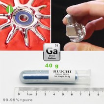갈륨 금속 원소 순도 9999% 31 10g 20g 50g 100g, 1개, 3.40g