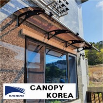 캐노픽스 1000x4900 캐노피 테라스 창문 렉산 처마 비가림 현관 주택 차양 비가리개, 블루, 직결피스, 회색