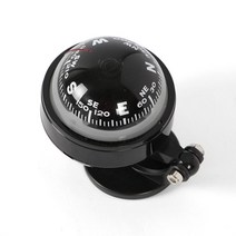 차량용 위치파악 트레킹준비 독도법 산행도구 등산 캠핑장비 아날로그 수평유지 원형볼 나침반, 1개