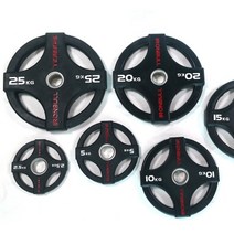 아이언불 4홀 중량 원판 바벨 세트 2.5kg 5kg 10kg 15kg 20kg 25kg, 5kg(낱개)