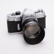 필름카메라 미놀타 Minolta SR-1+Minoilta Auto ROKKOR-PF 55mm(f1.8)+Minolta Origina UV Lens Filter&Metal Hood