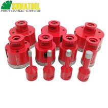 SHDIATOOL 진공 브레이징 다이아몬드 드릴 코어 비트 타일 구멍 톱 화강암 대리석 세라믹 드릴링