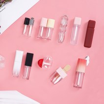 립 틴트 용기 모음 컨실러 미니 립글로스 공병 공용기 소분 케이스, I.슬림 원형-블랙