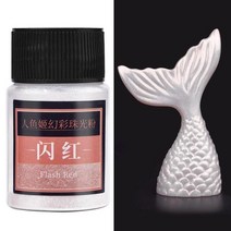 진주 운모 분말 편광 안료 6g/병 슬라임 비누 캔들 에폭시 수지 착색제 심포니 광택 네일 젤 염료, [02] Red