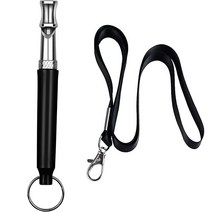 어질리티 강아지슬개골보호대 짖음방지기 강아지짐볼 Dog Whistle to Stop ing Adjustable Pitch sonic Tra, 02 Black