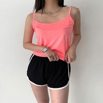 리피아 55 88 네온 형광 기본 끈나시 민소매나시 여름나시 레이어드나시 롱나시 여자 빅사이즈