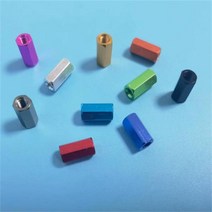 M2 10개 컬러 PCB 지지대 볼트 알루미늄 육각 스탠드오프 스페이서 RC 부품용 스터드 로드, M2 (10개), sliver, 30mm