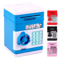 미니ATM저금통 지폐 atm 비밀번호 전자 저금통, 블랙