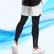 (주)에이스샵_국내생산 남여 쿨 레깅스 좌우(1세트) 다리토시 발토시, 검정