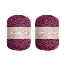 울클럽 린넨 뜨개실 70g 2볼, 311 바이올렛, 2개