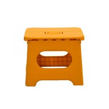 SKW 접이식 휴대용 캠핑의자 보조의자 작업의자2211316 1, 옐로우2211316 1
