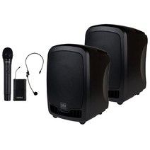 카날스 AT-310N+보조 300W 이동식 워크샵 행사 스피커