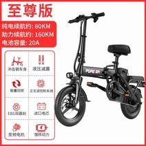 전기 자전거 전동 주행 접이식 출퇴근 배달, 0아, 지존버전3