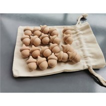 몬테소리 원목교구 가베 완구 숫자 완구 레인보우 컬러 발도르프 우드, acorns 20pcs