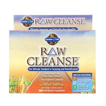 Garden of Life RAW Cleanse 클렌즈 및 디톡스를 위한 얼티밋 스탠다드 3단계 프로그램 3단계 키트, 1개