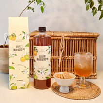 밤바치 돌배 발효액 1L 돌배효소 액기스 돌배청 돌배즙, 기본