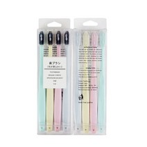 OH 숯 칫솔 4p 1SET, 없음