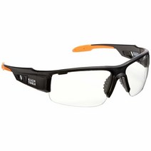 Klein Tools 60161 안전 전문 PPE 보호 세미 프레임 긁힘 방지 및 김 서림 방지 투명 렌즈, Clear Lens_Standard