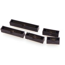 IDC 박스 헤더 커넥터 스트레이트 핀 FC 케이블 소켓DC3 1.27mm 피치8P10P12P14P16P20P26P30P34P40P50P60P10 개, 8.2x13P
