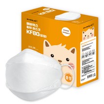 에버렉스 황사마스크 중형 KF80 흰색, 1개입, 50개